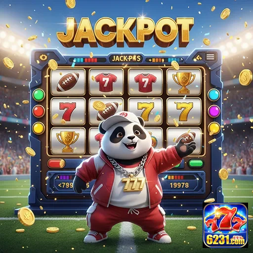 Slot de vídeo Jackpot do site 6231, com design vibrante e ícones de prêmios.
